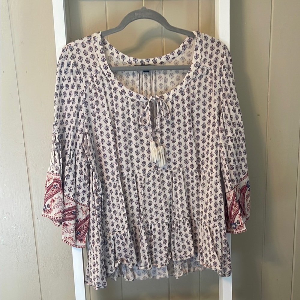 American Eagle Outfitters Bell Sleeve Top